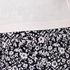 Aruelle natūralaus pluošto pižama "Haven Long Cream - Black Flower Print"