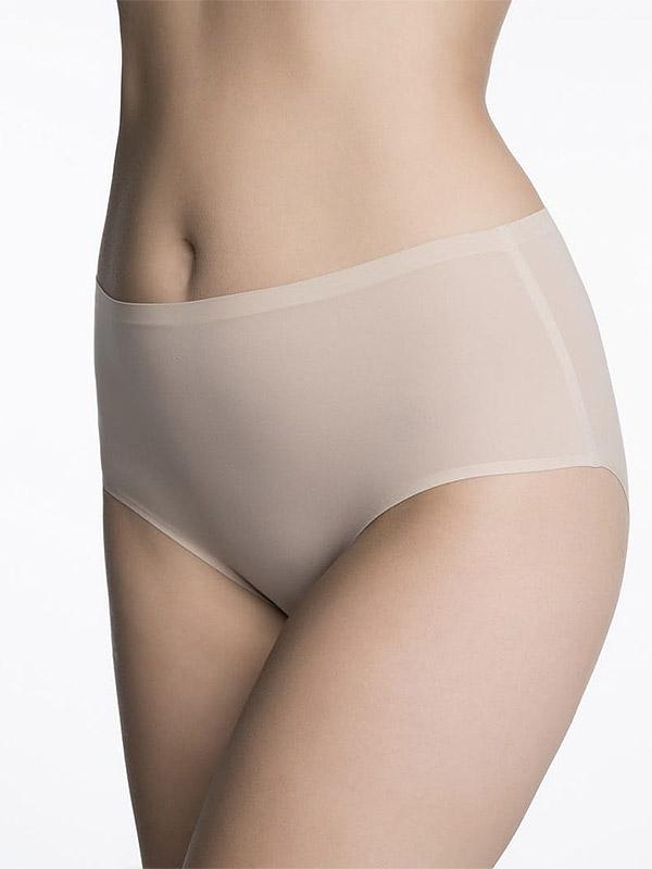Julimex супер эластичные безшевные трусики с завышенной талией "Flexi-One Maxi Nude"