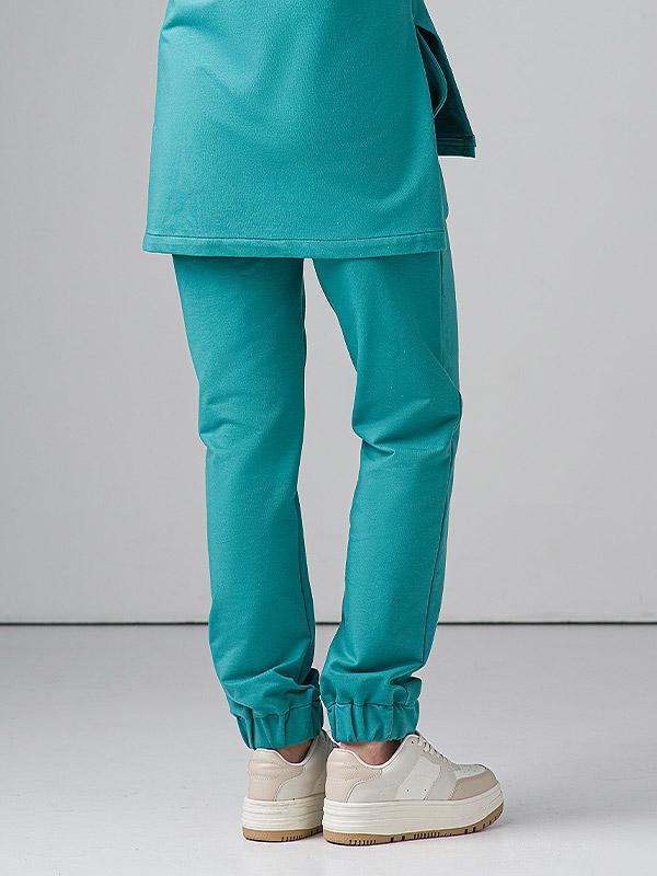 Lega Cotton Leisure Pants Margarita Turquoise