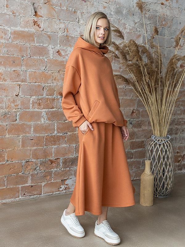 Lega Cotton Skirt With Fluff Inside Viona Peach