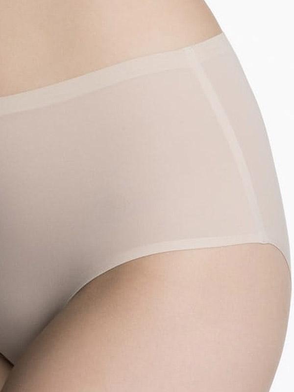 Julimex супер эластичные безшевные трусики с завышенной талией "Flexi-One Maxi Nude"