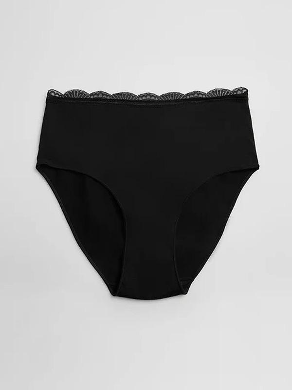 Ysabel Mora Cotton High-waist Panty Elody Maxi Black