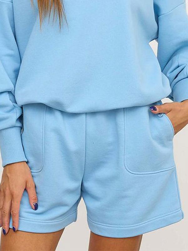 Atella minkštas laisvalaikio džemperis "Nanci Light Blue"
