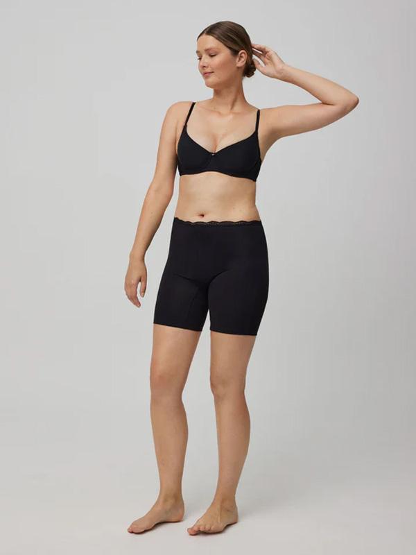 Ysabel Mora Anti-allergic Cotton High-waisted Shorties Elody Black