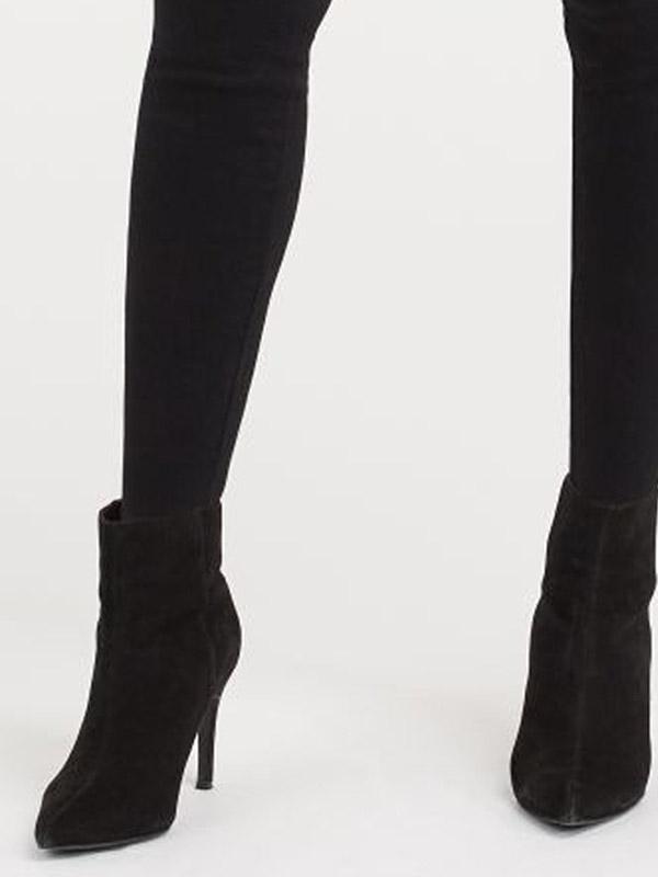 Spanx корректирующие джинсы-леггинсы "Ankle Skinny Black"