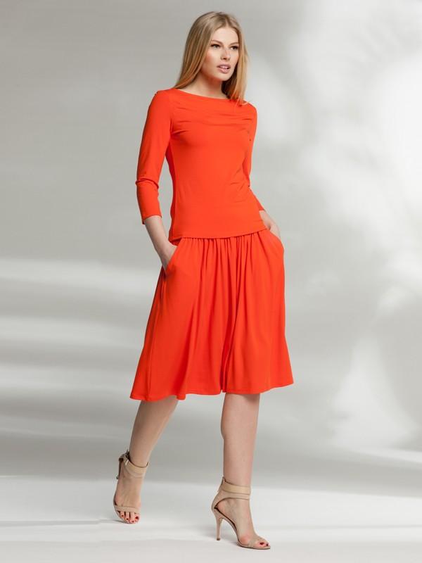 Lega viskozinis sijonas "Vanessa Orange"