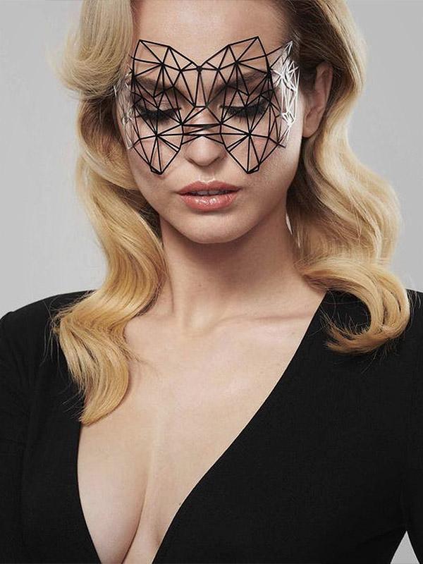 Bijoux Indiscrets seksuali veido kaukė "Kristina Black"