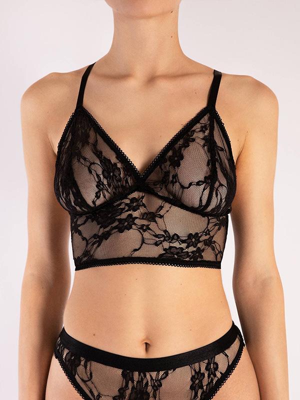 Fiore кружевной бралетт "Serena Black"