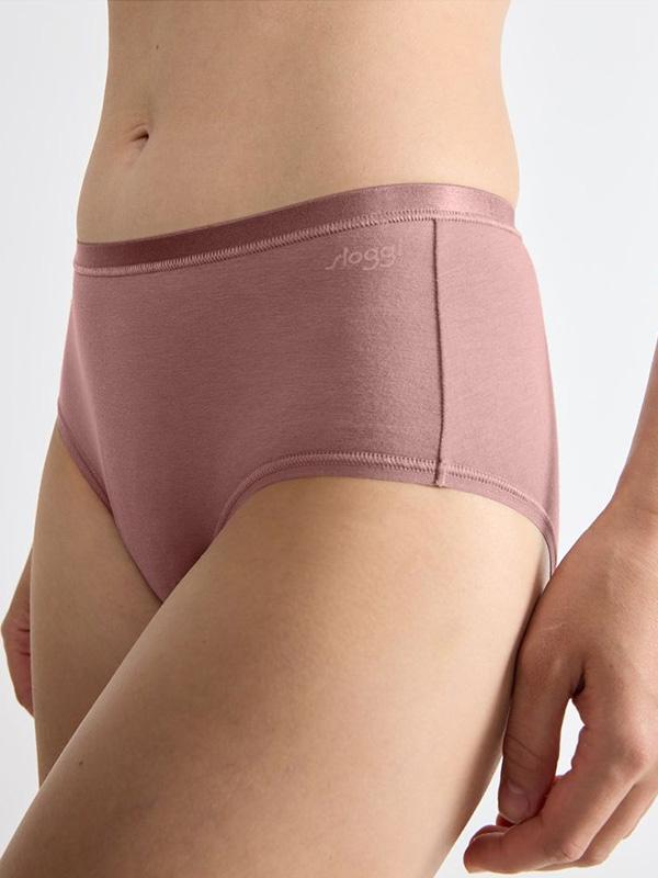 Triumph 3 комплекта трусиков из органического хлопка "Go Daily Dark Pink"