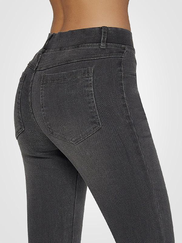 Ysabel Mora užpakaliuką pakeliantys džinsai "Sebella Push-Up Dark Grey Jeans"