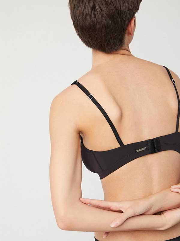 Ysabel Mora Non-wired Soft Bra Lota Black