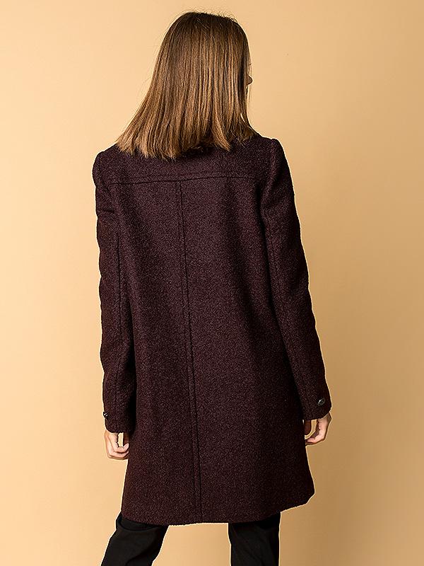 Lener Cordier Wool Coat Charlotte Grape