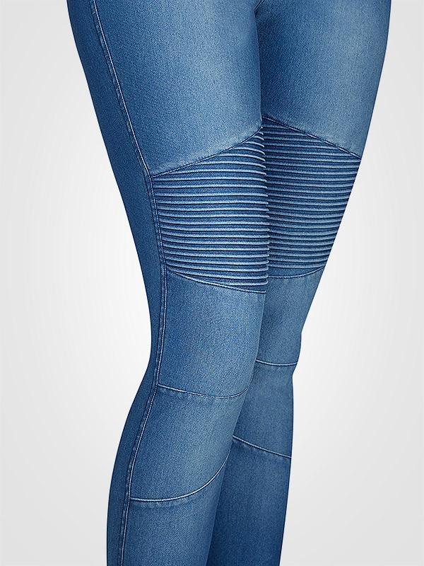 Ysabel Mora užpakaliuką pakeliančios kelnės su Swarovski kristalu "Odette Push-Up Blue Jeans"