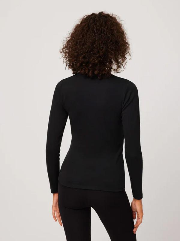 Ysabel Mora Long-sleeved Shirt Vanga Black
