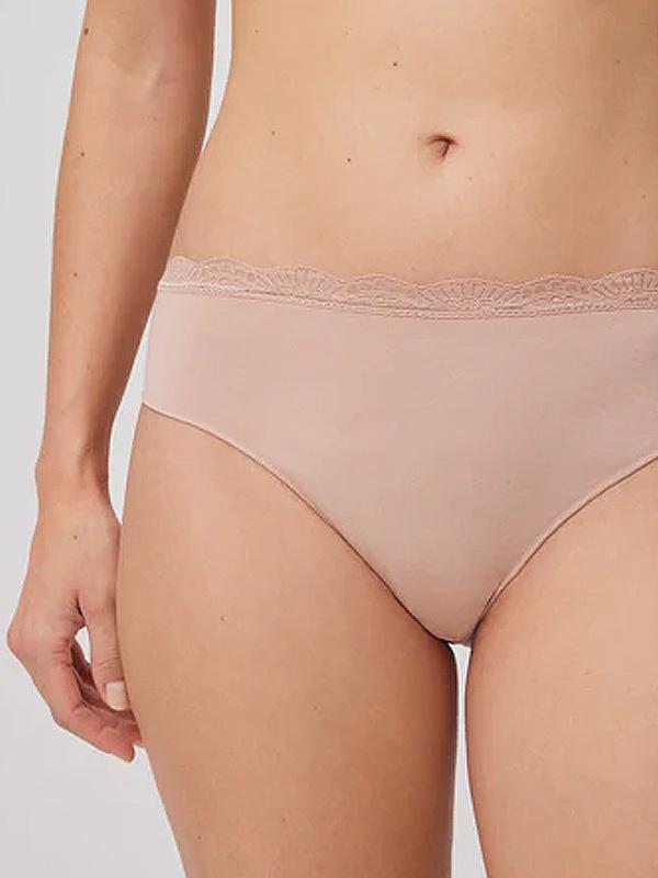 Ysabel Mora medvilninės kelnaitės "Elody Midi Nude"