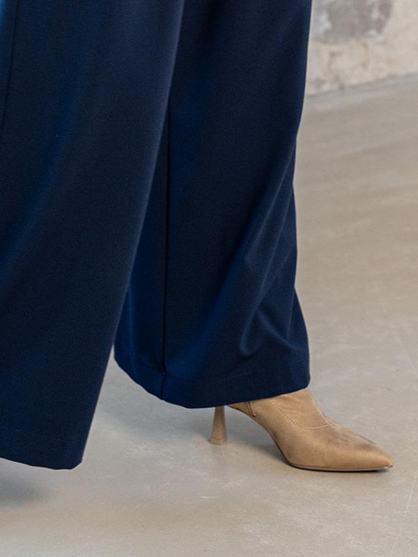 Lega широкие брюки из вискозы "Reyna Navy"