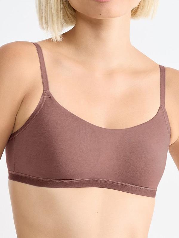 Sloggi Organic Cotton Soft Bra Go Daily Top Dark Pink