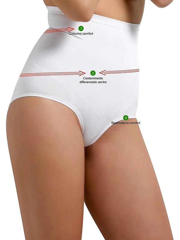 Sensi High Waist Graduated Comresion Panties Vita Alta Natural