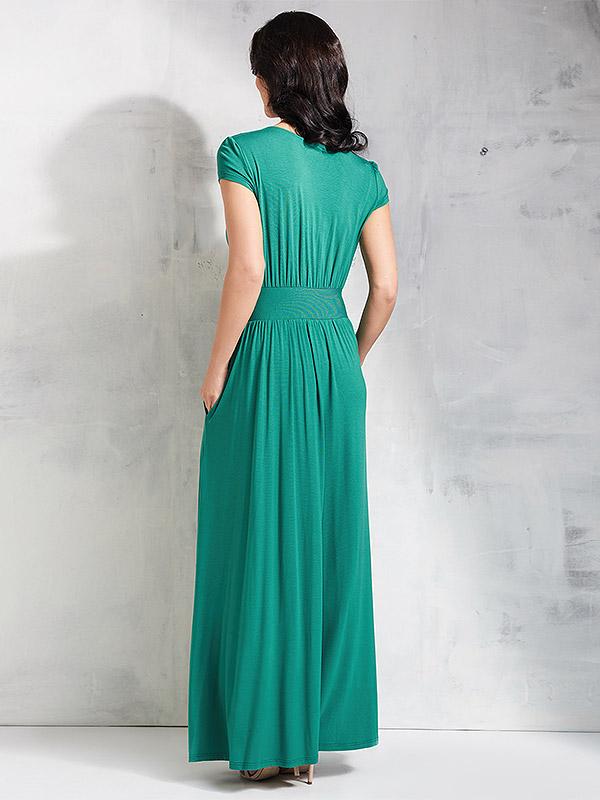 Lega вискозное платье-макси "Yvette Green"