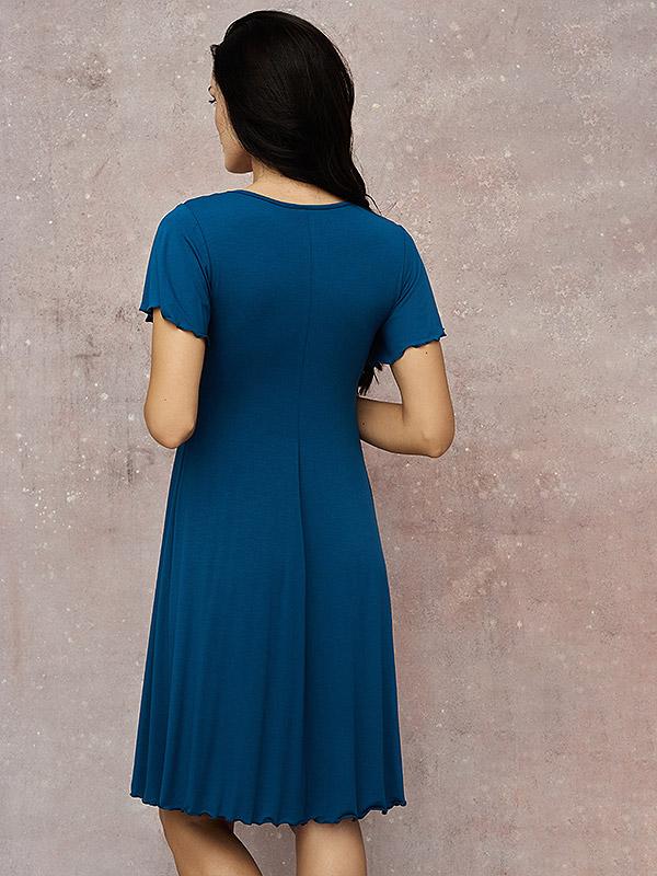 Lega вискозная ночная сорочка "Jenna Sea Blue"