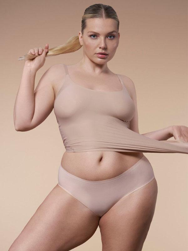 Julimex Stretchy Laser-cut Undershirt Flexi-one 2 Nude