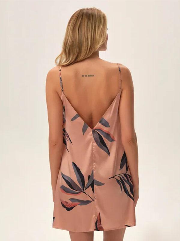 Esotiq атласная ночная сорочка "Jane Rose - Multicolor Floral Print"