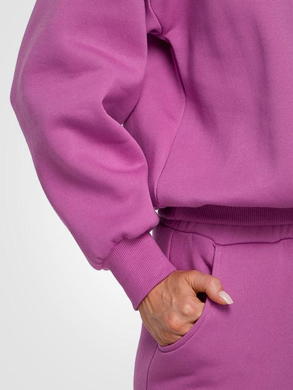 MOE oversize medvilninis džemperis "Emotion Lavender"