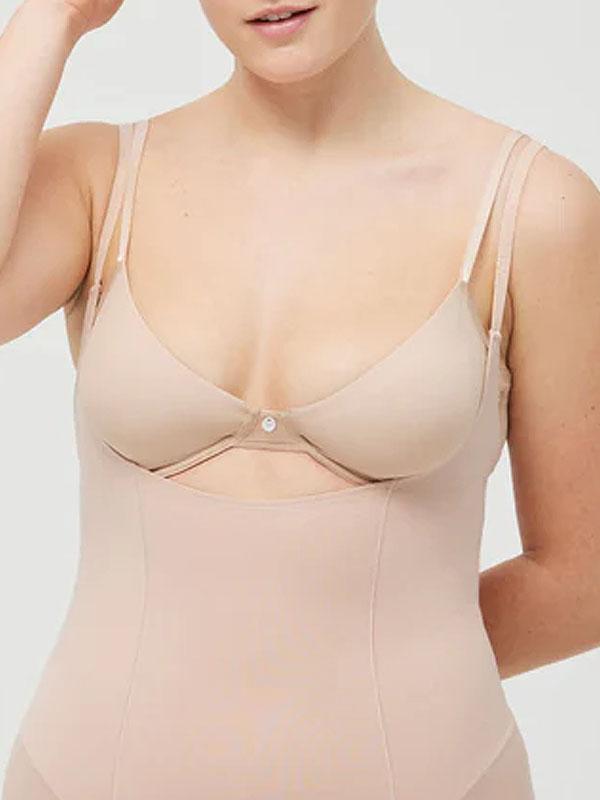 Ysabel Mora Cotton Slimming Bodysuit Gerda Nude