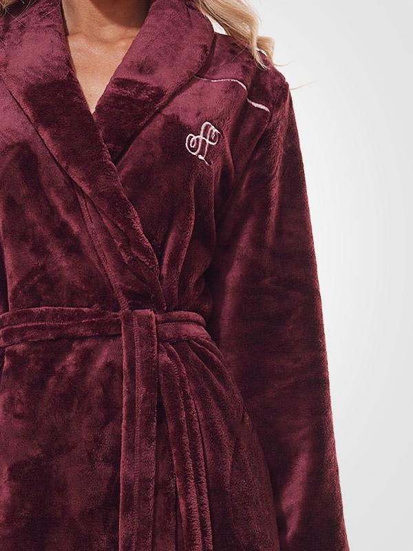 L&L Long Robe Lux Long Bordeaux