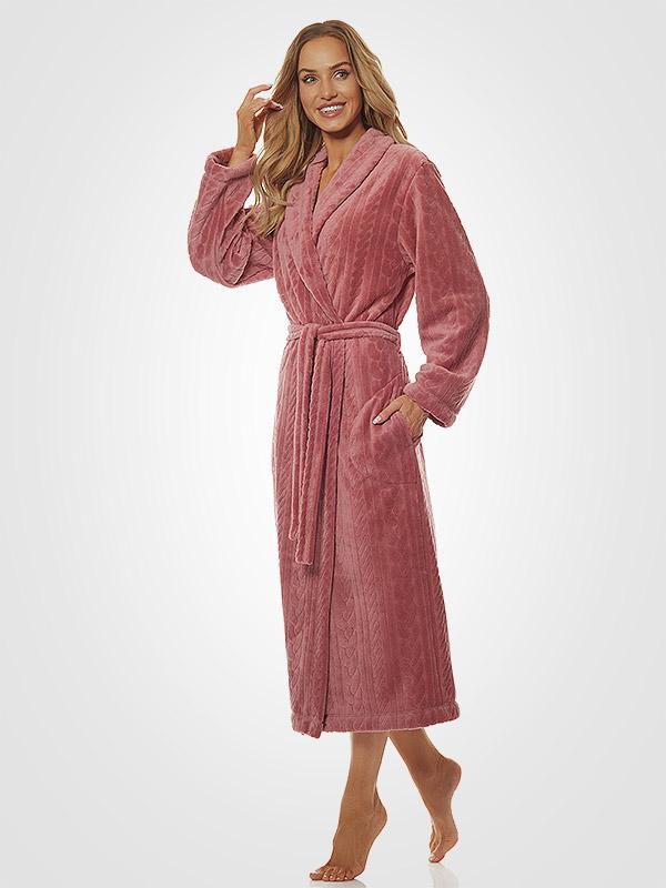 L&L ilgas chalatas "Athena 2 Old Rose"