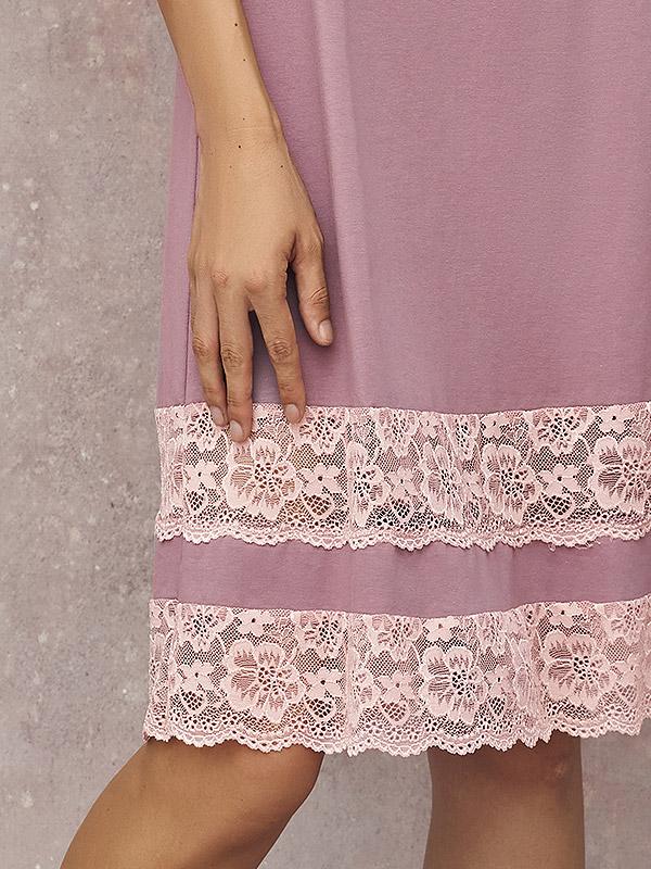 Lega Cotton Nightdress Annie Dark Pink