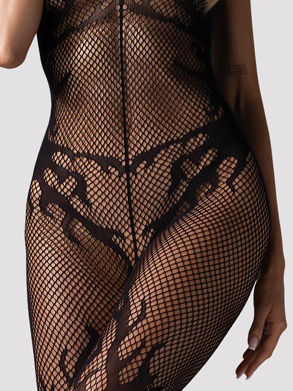 Obsessive Fishnet Bodysuit Barbara Black