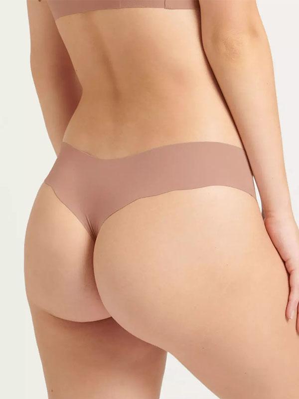 Sloggi Set of 2 Laser-cut Modal Thongs Zero Modal 2.0 Nude