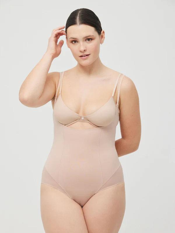 Ysabel Mora Cotton Slimming Bodysuit Gerda Nude