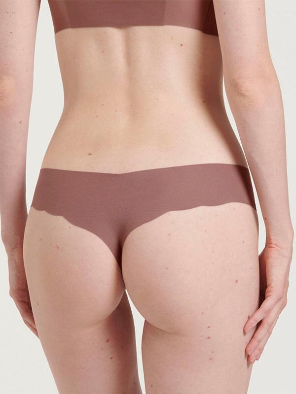 Sloggi Set of 2 Laser-cut Modal Thongs Zero Modal 2.0 Dark Pink