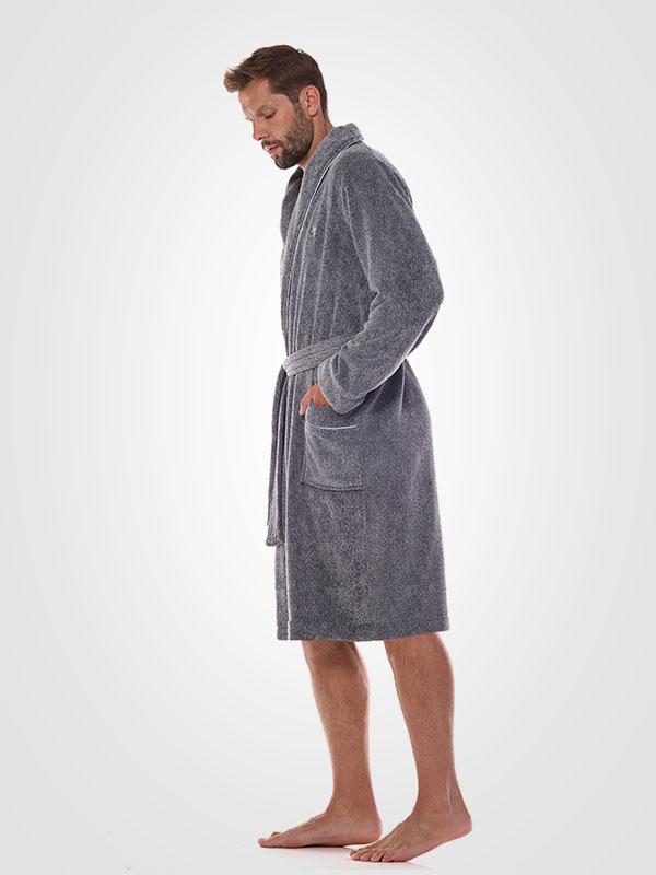 L&L Men's Robe Pegaz Graphite