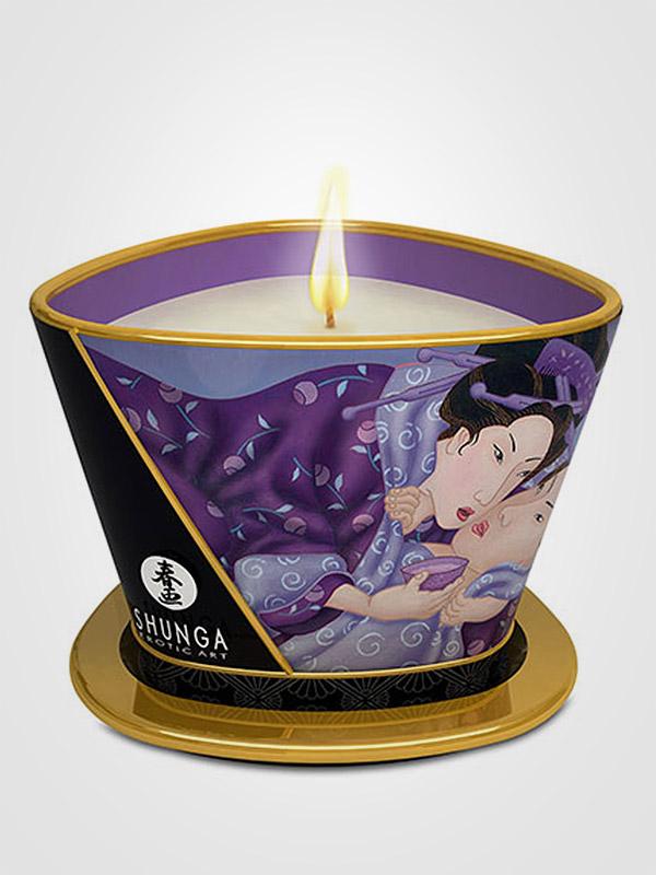 Shunga masažo žvakė "Vela 170ml Exotic Fruits"