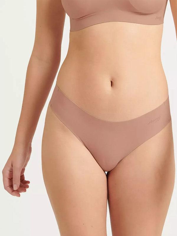 Sloggi Set of 2 Laser-cut Modal Thongs Zero Modal 2.0 Nude