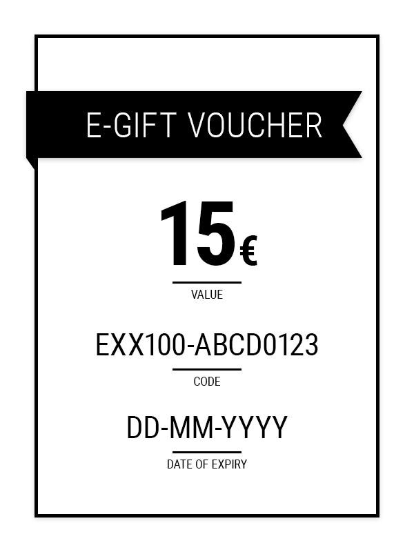 15 eurų vertės e-dovanų kuponas
