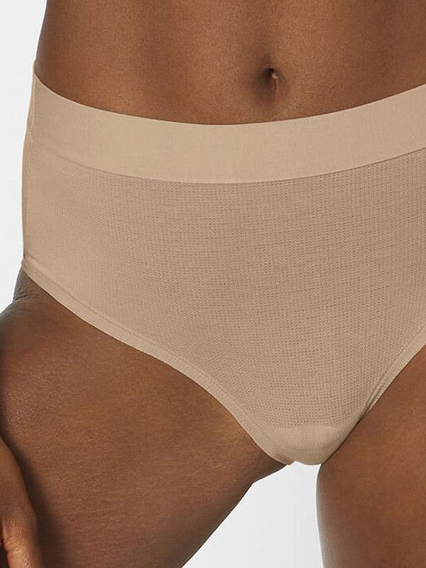 Sloggi очень эластичные трусики из модала с завышенной талией "Go Allround Nude"