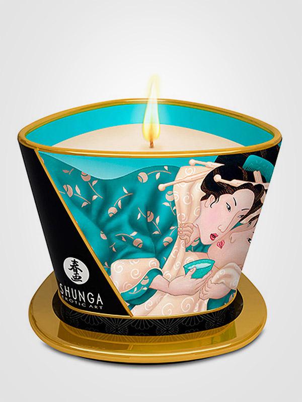 Shunga masažo žvakė "Vela 170ml Island Blossoms"
