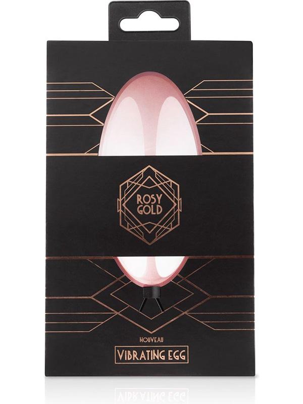 Rosy Gold Intimate Area Massager Vibrating Egg Rose Gold