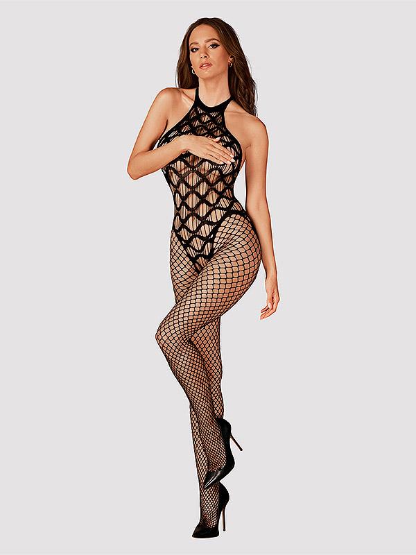 Obsessive Fishnet Bodysuit Eveline Black