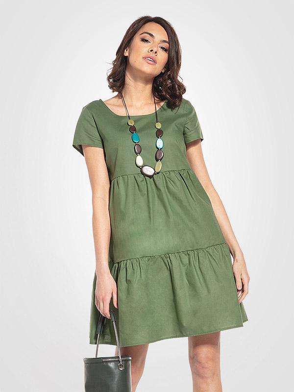 Tessita хлопковое платье "Adrika Green"