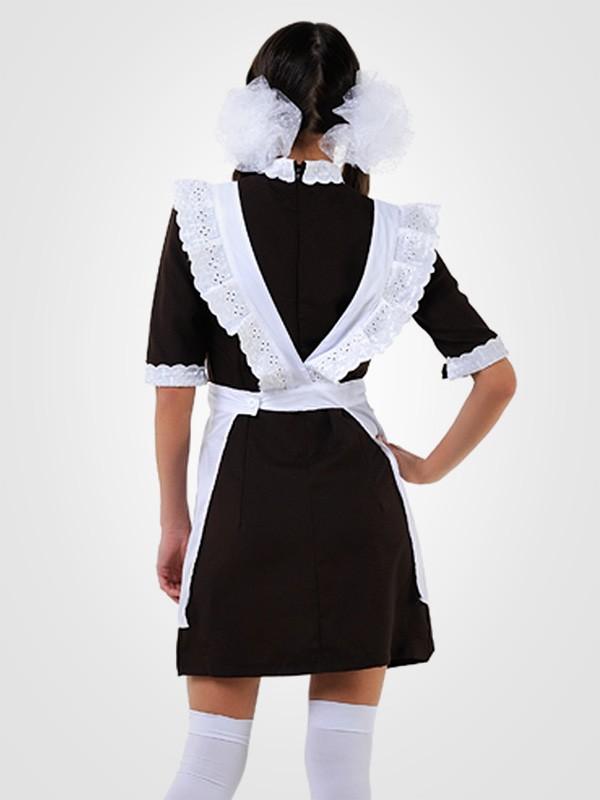 Le Frivole 2 dalių kostiumas "Schoolgirl Morgan Brown - White"