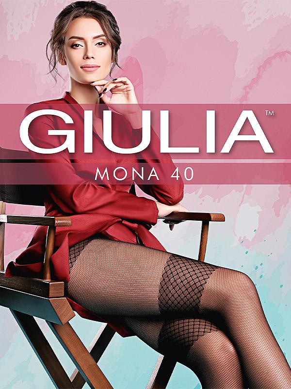 Giulia tinklelio rašto pėdkelnės "Mona N.2 40 Den Nero"