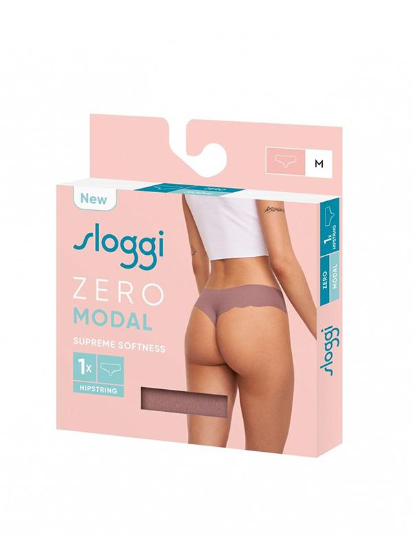 Sloggi Set of 2 Laser-cut Modal Thongs Zero Modal 2.0 Dark Pink