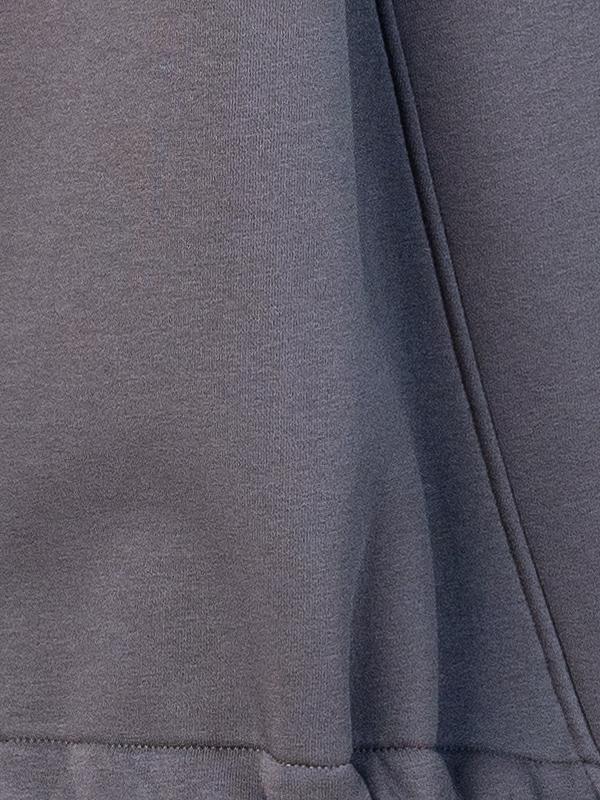 Lega Cotton Midi Dress With Fluff Inside Deina Graphite