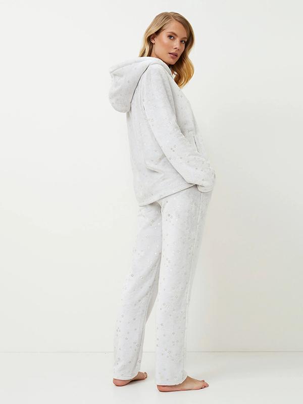 Aruelle тёплая домашняя одежда "Hazel Light Grey"