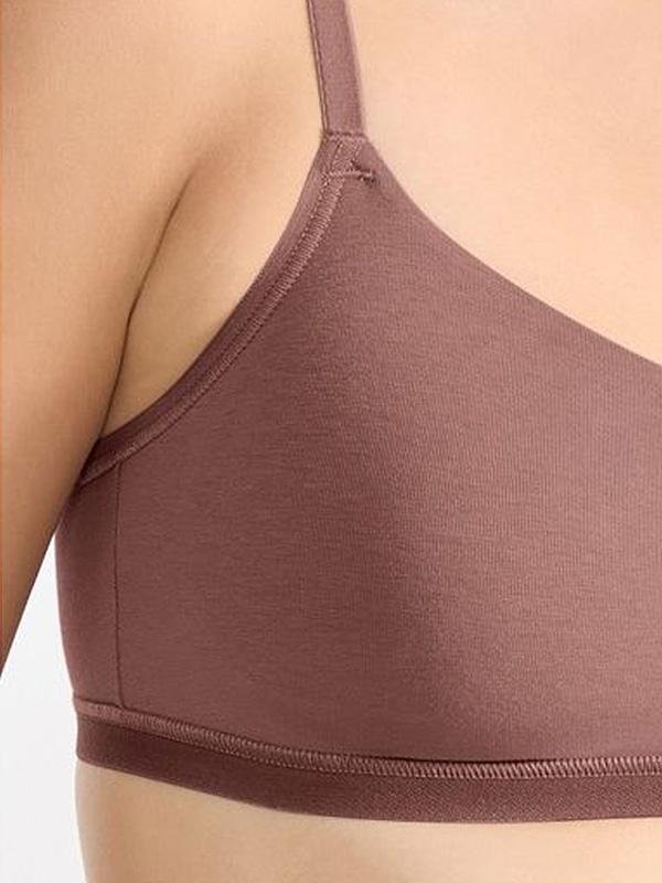 Sloggi Organic Cotton Soft Bra Go Daily Top Dark Pink